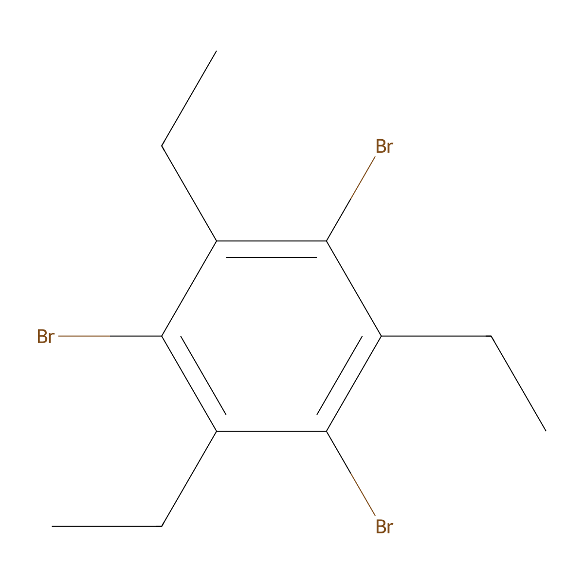 1,3,5-Tribromo-2,4,6-triethylbenzene molecular structure, CAS 80717-52-8
