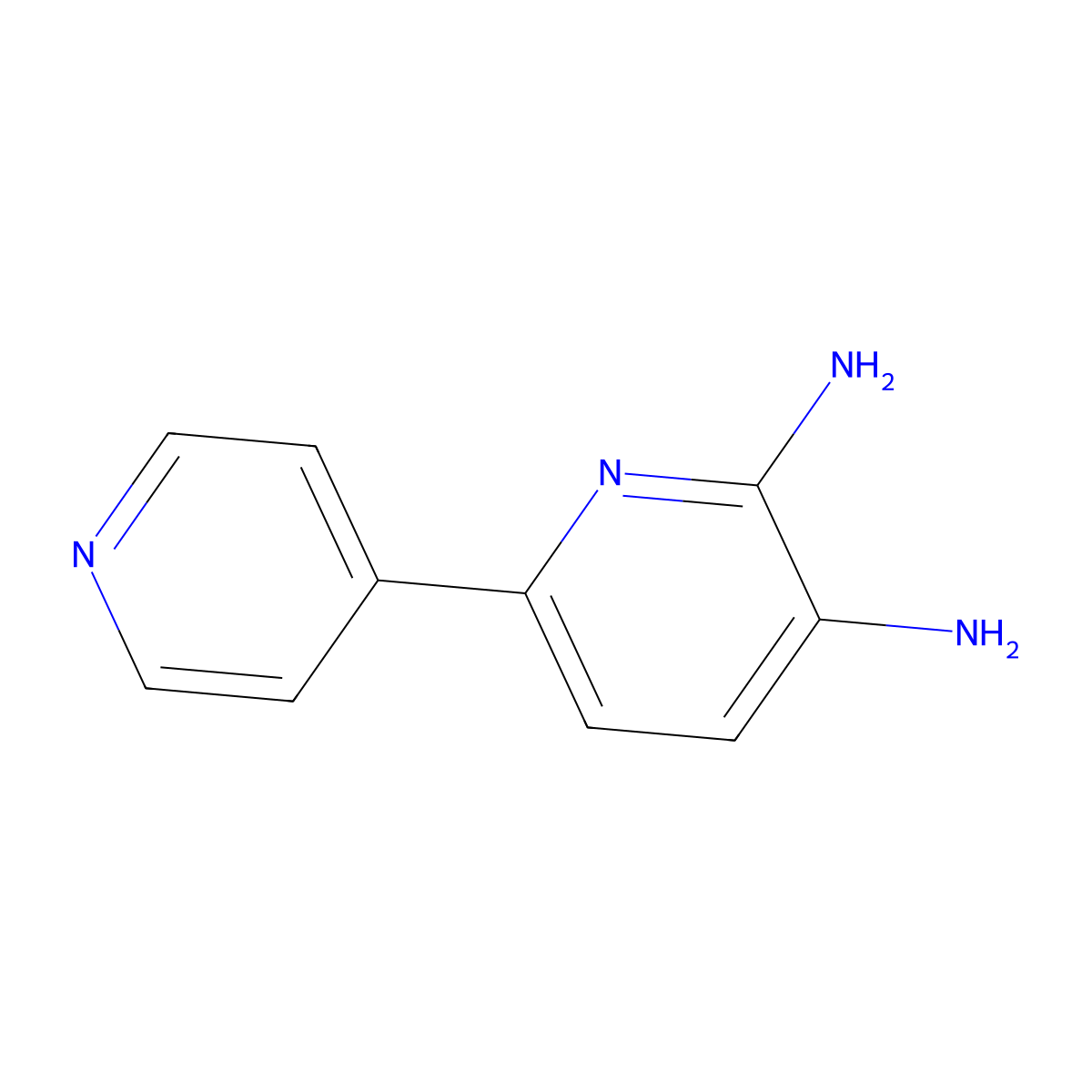 [2,4'-Bipyridine]-5,6-diamine molecular structure, CAS 80727-59-9