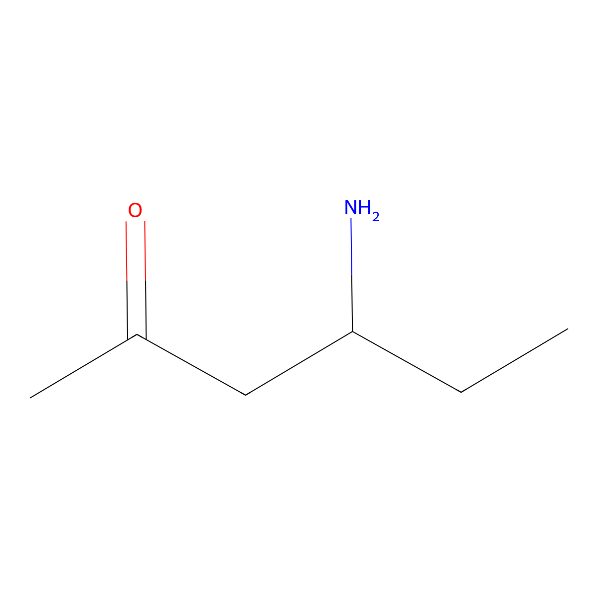 4-Aminohexan-2-one molecular structure, CAS 807322-95-8