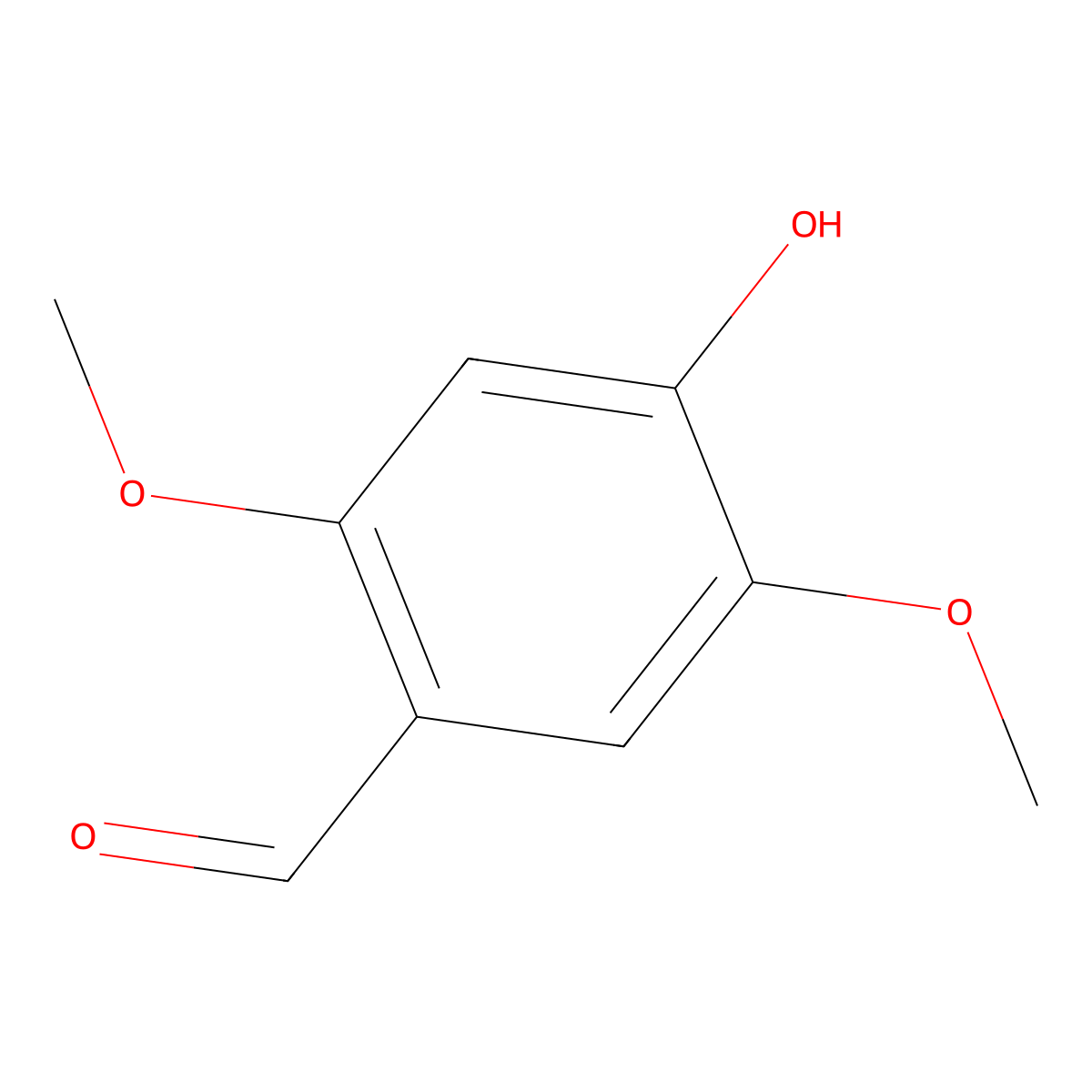 4-Hydroxy-2,5-dimethoxybenzaldehyde molecular structure, CAS 80749-72-0