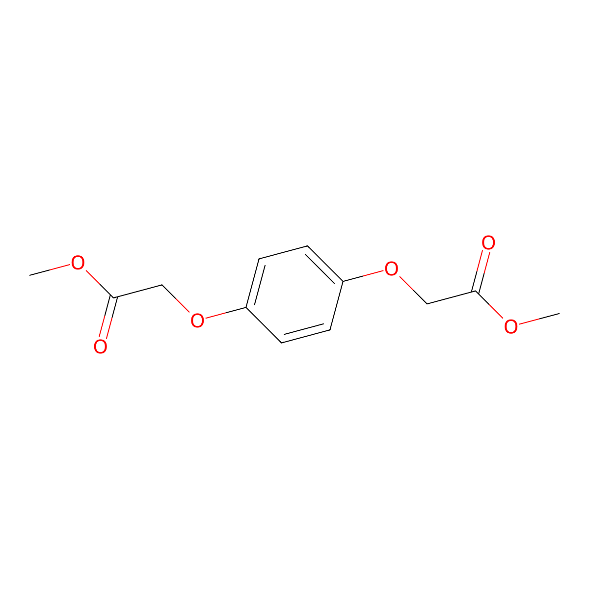 Dimethyl 2,2'-[1,4-phenylenebis(oxy)]diacetate molecular structure, CAS 80791-19-1