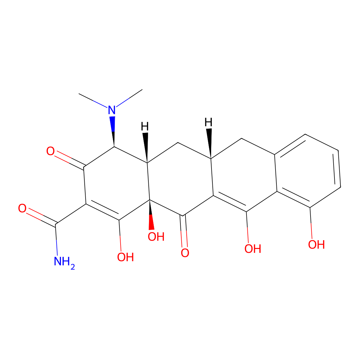 Sancycline molecular structure, CAS 808-26-4