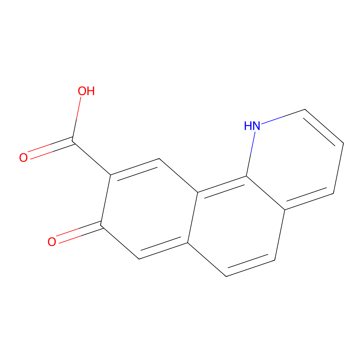 8-Hydroxybenzo[h]quinoline-9-carboxylic acid molecular structure, CAS 808113-95-3
