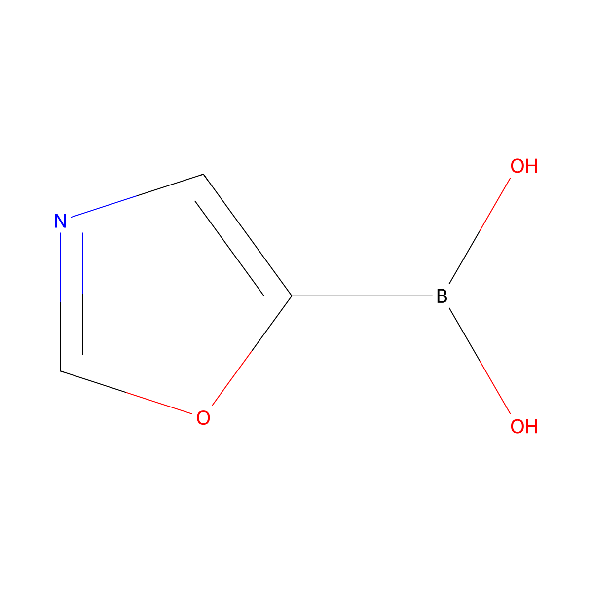 1,3-Oxazol-5-ylboronic acid molecular structure, CAS 808126-65-0