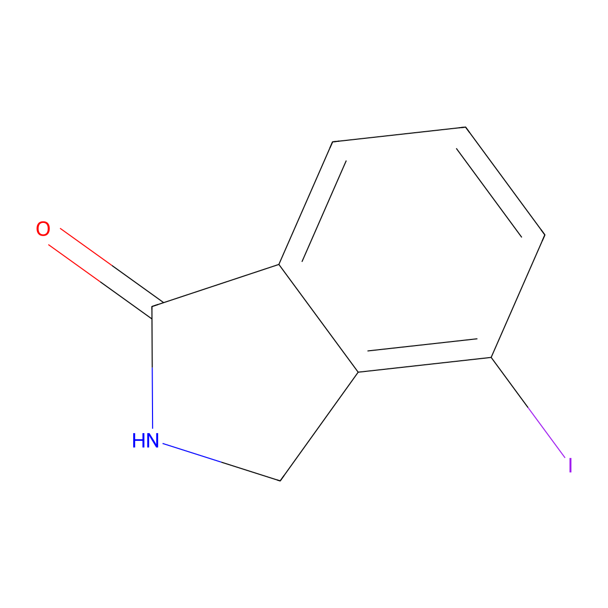 4-Iodoisoindolin-1-one molecular structure, CAS 808127-72-2