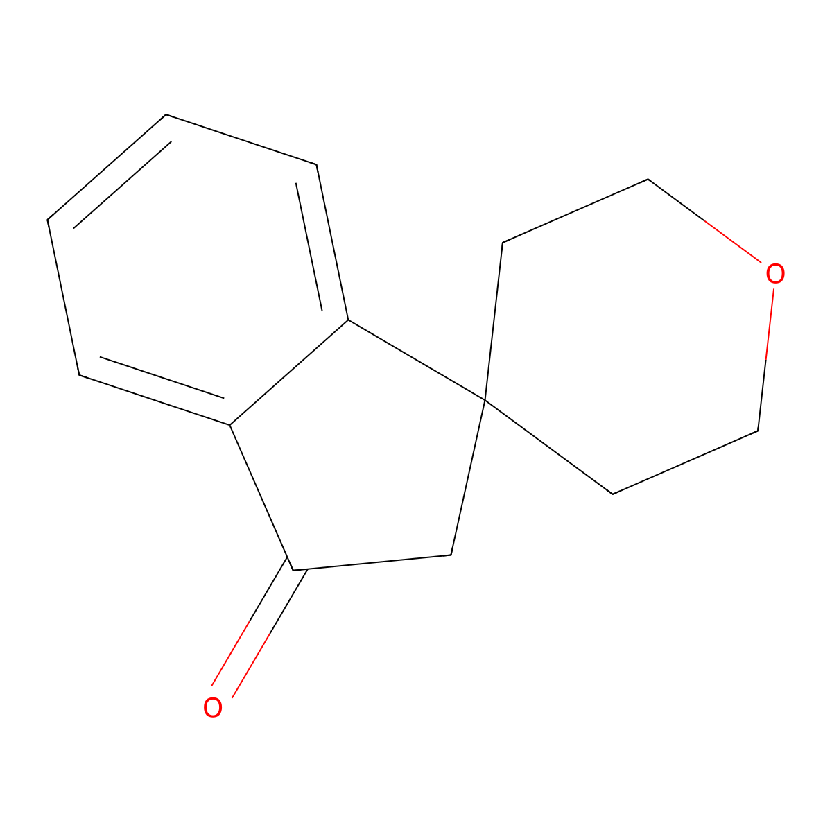 2,3-Dihydrospiro[indene-1,4'-oxan]-3-one molecular structure, CAS 80813-11-2
