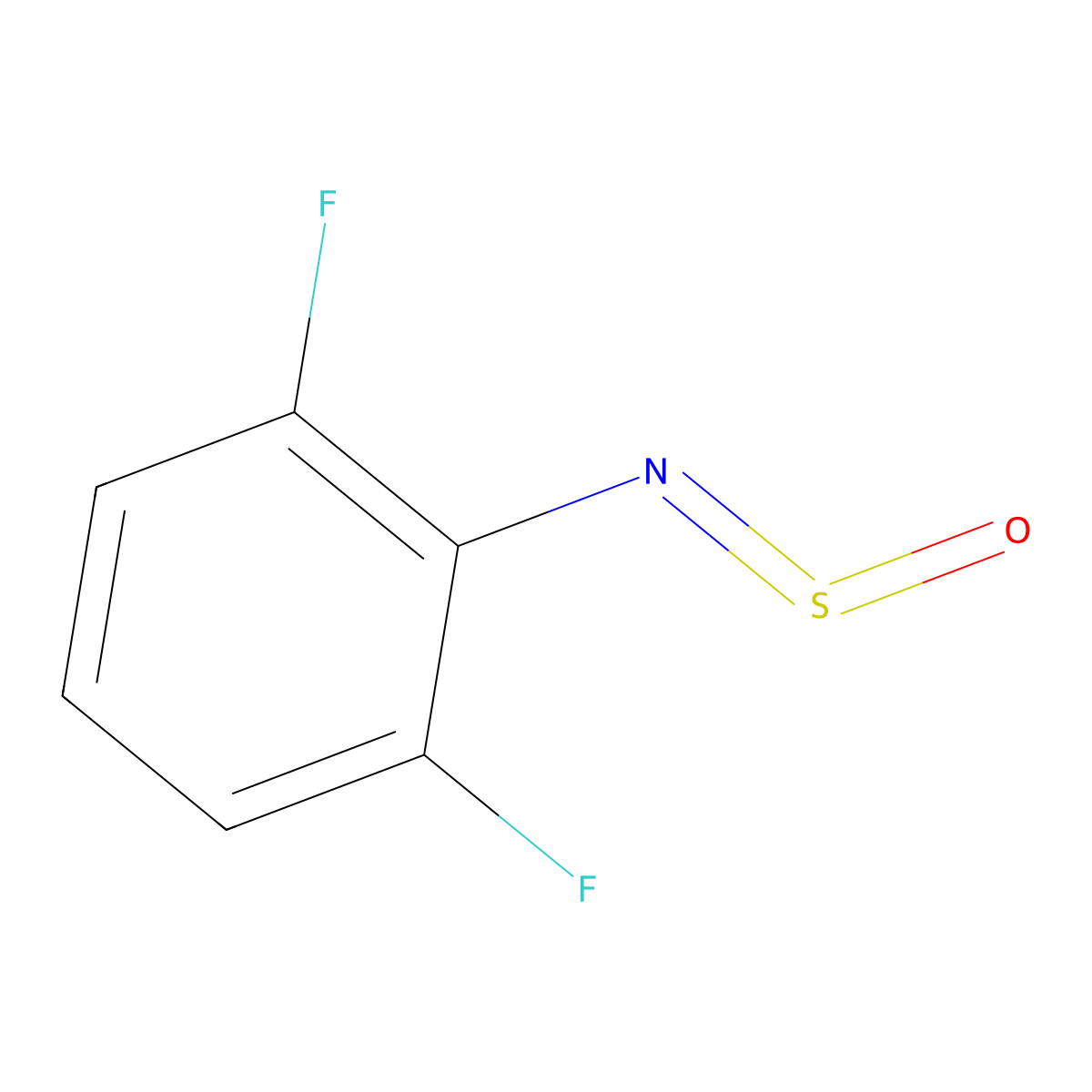 1,3-Difluoro-2-(sulfinylamino)benzene molecular structure, CAS 80829-40-9