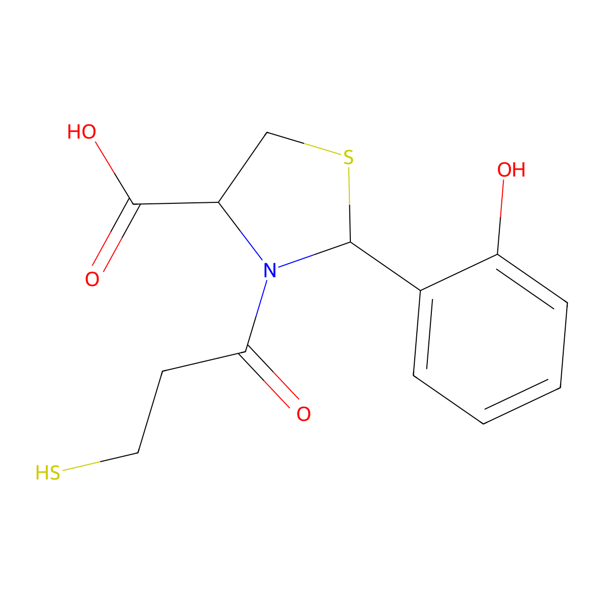 Fentiapril molecular structure, CAS 80830-42-8