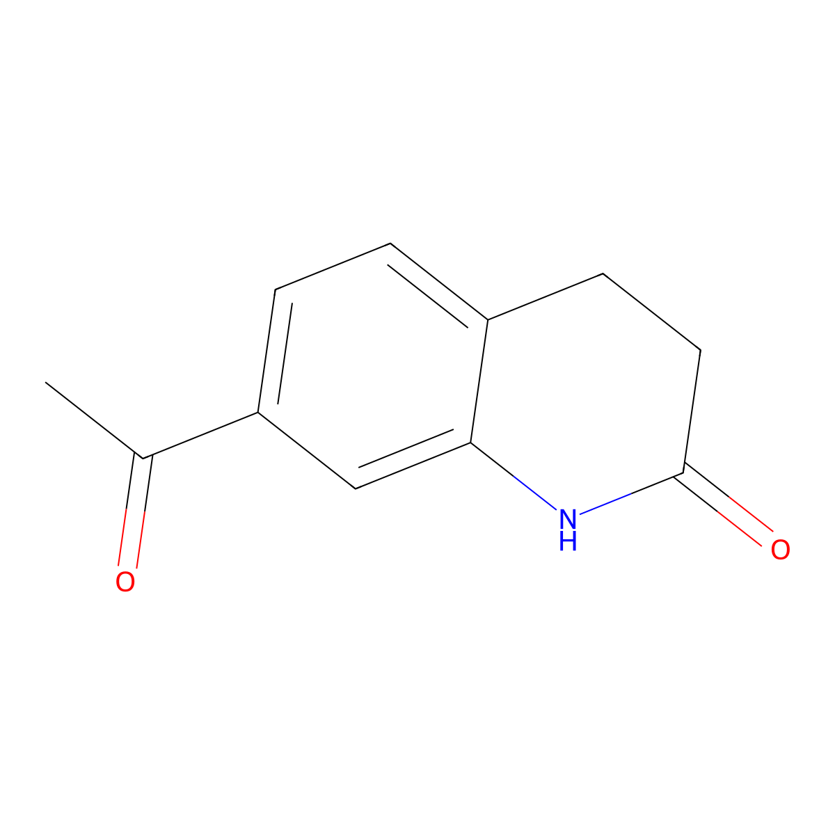 7-acetyl-3,4-dihydroquinolin-2(1H)-one molecular structure, CAS 80835-03-6