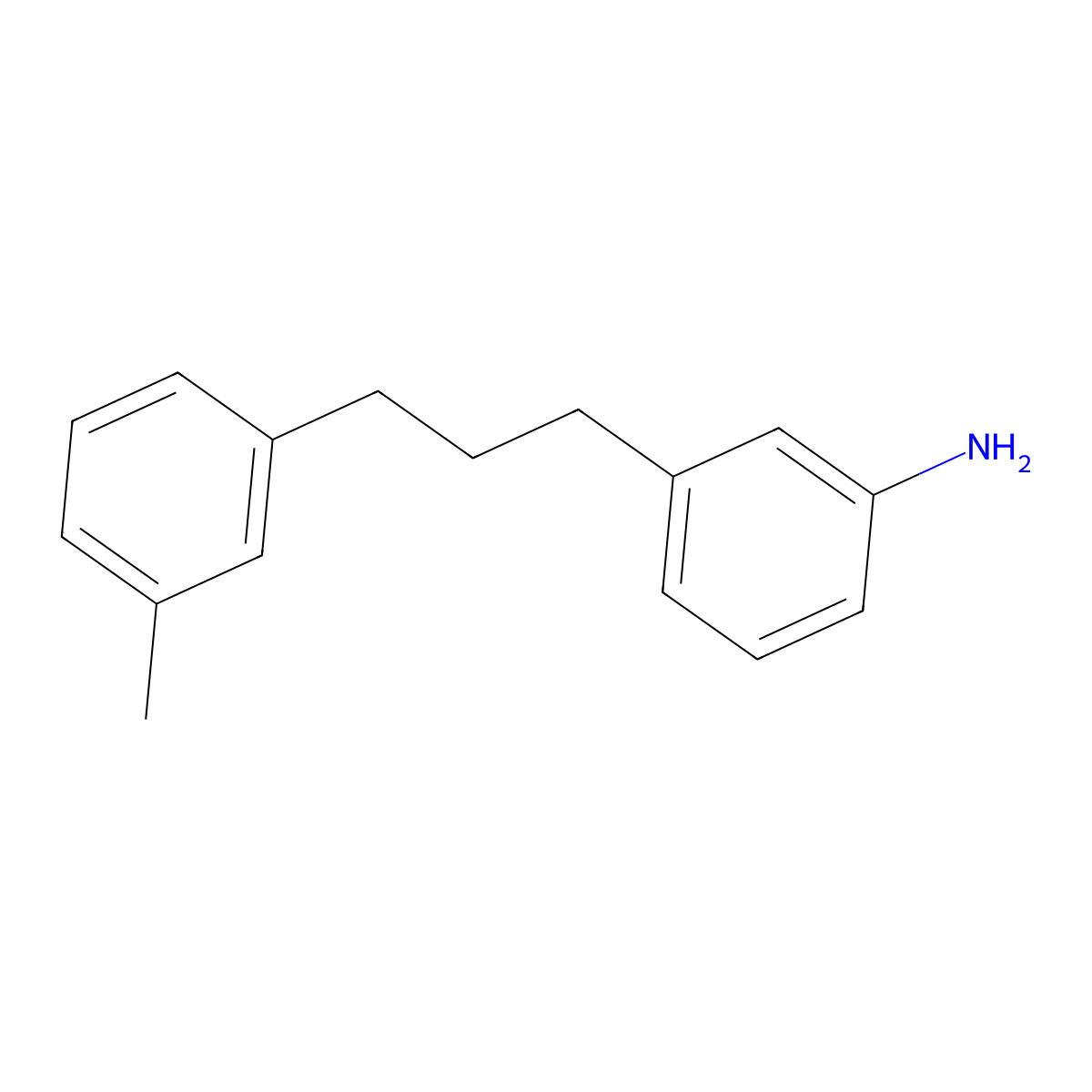 3-[3-(3-Methylphenyl)propyl]aniline molecular structure, CAS 80861-11-6