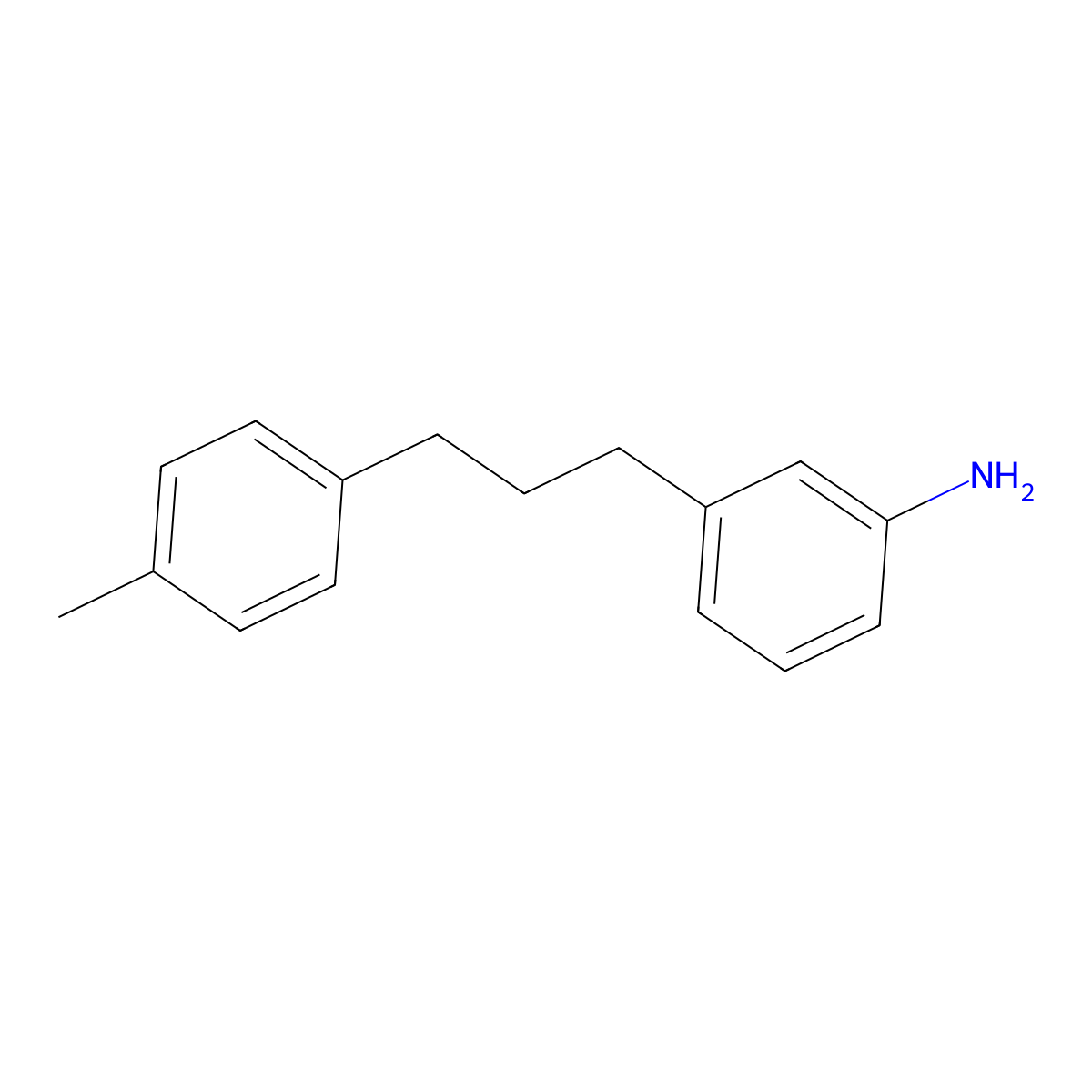 3-[3-(4-Methylphenyl)propyl]aniline molecular structure, CAS 80861-12-7