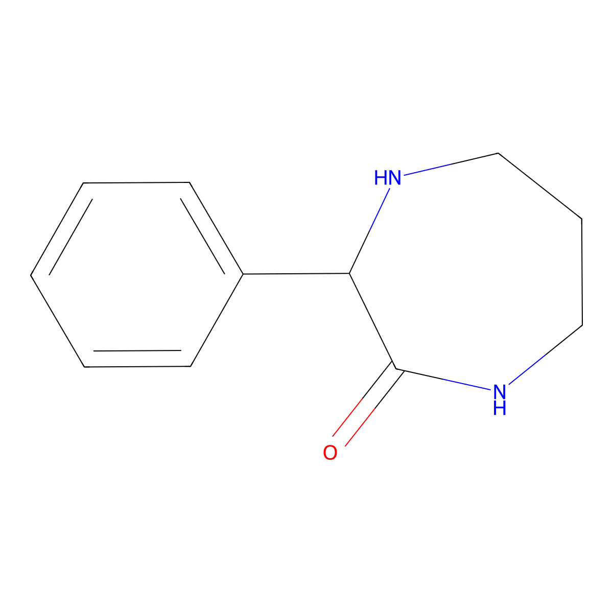 3-Phenyl-1,4-diazepan-2-one molecular structure, CAS 808737-28-2