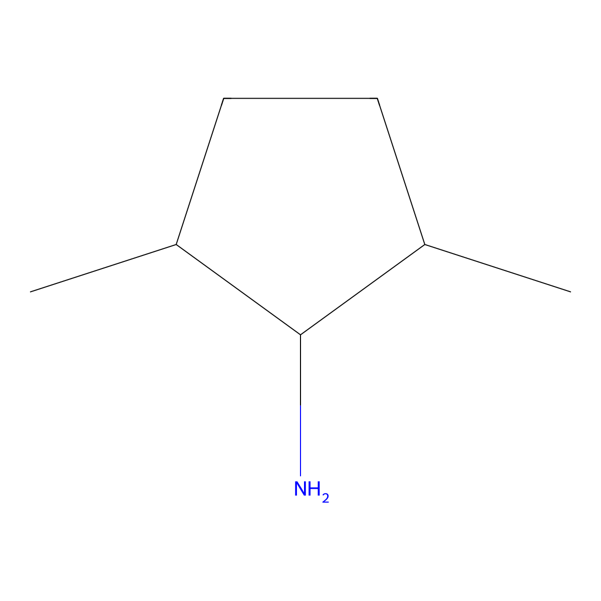 2,5-Dimethylcyclopentan-1-amine molecular structure, CAS 80874-82-4