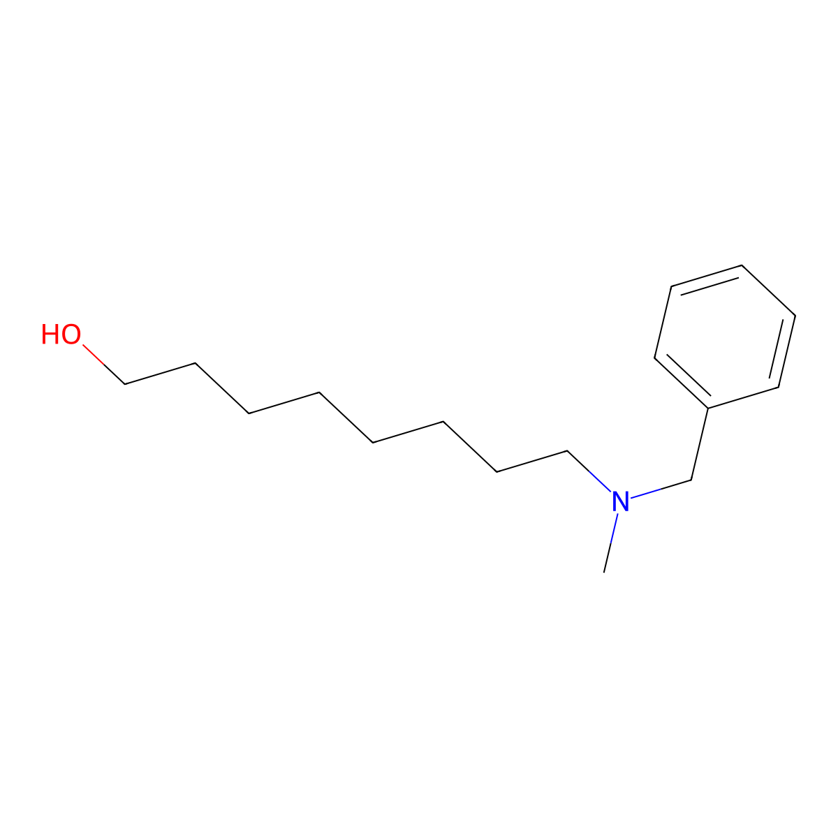 8-(N-Benzyl-N-methylamino)octan-1-ol molecular structure, CAS 808757-04-2