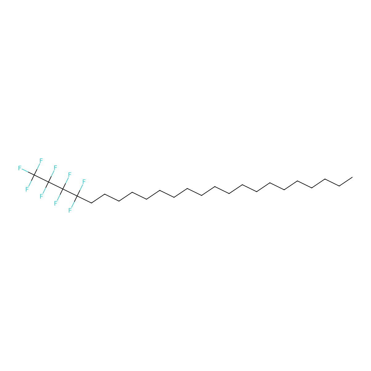 1-(Perfluorobutyl)icosane molecular structure, CAS 808758-67-0