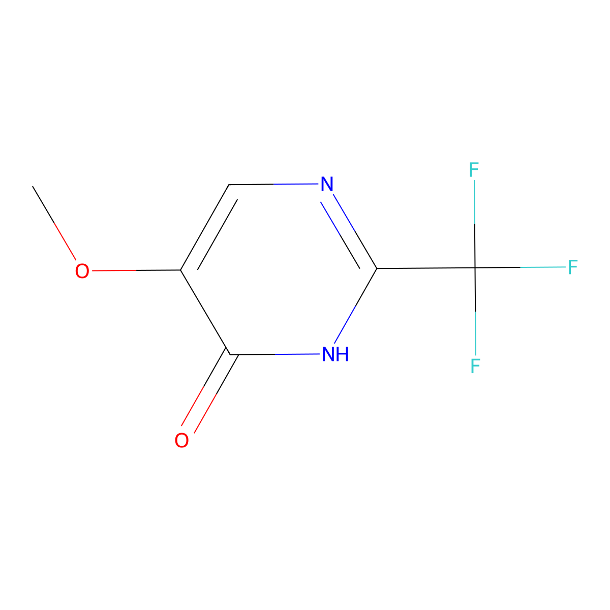 5-Methoxy-2-(trifluoromethyl)-4-pyrimidinol molecular structure, CAS 808770-42-5