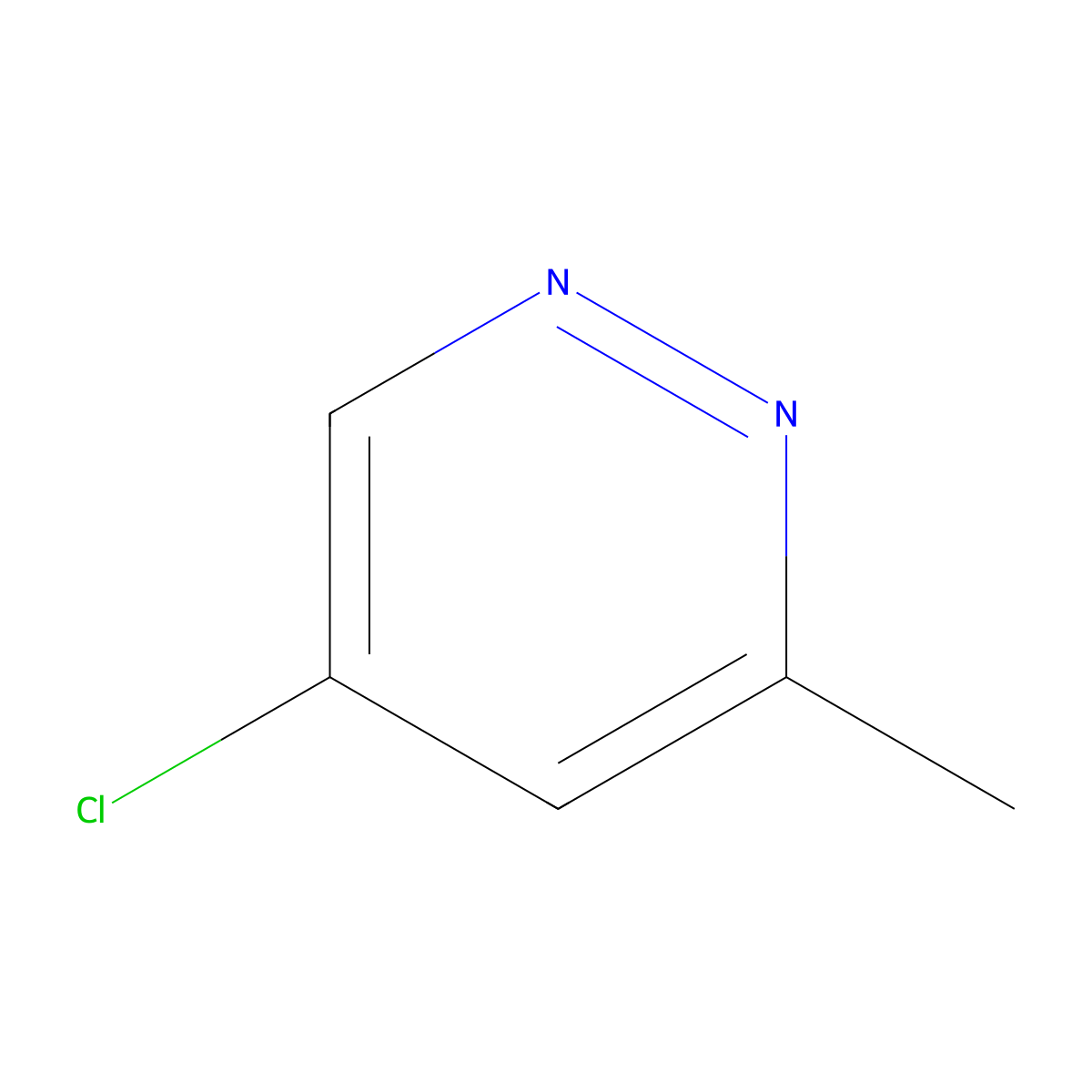 5-Chloro-3-methylpyridazine molecular structure, CAS 808773-40-2