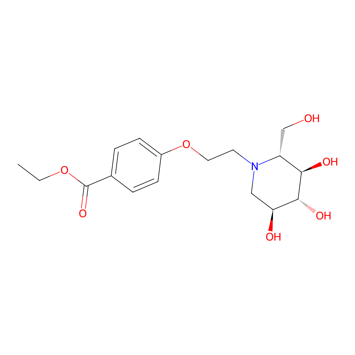 Emiglitate molecular structure, CAS 80879-63-6