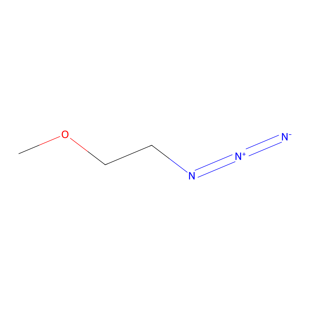 1-Azido-2-methoxyethane molecular structure, CAS 80894-21-9