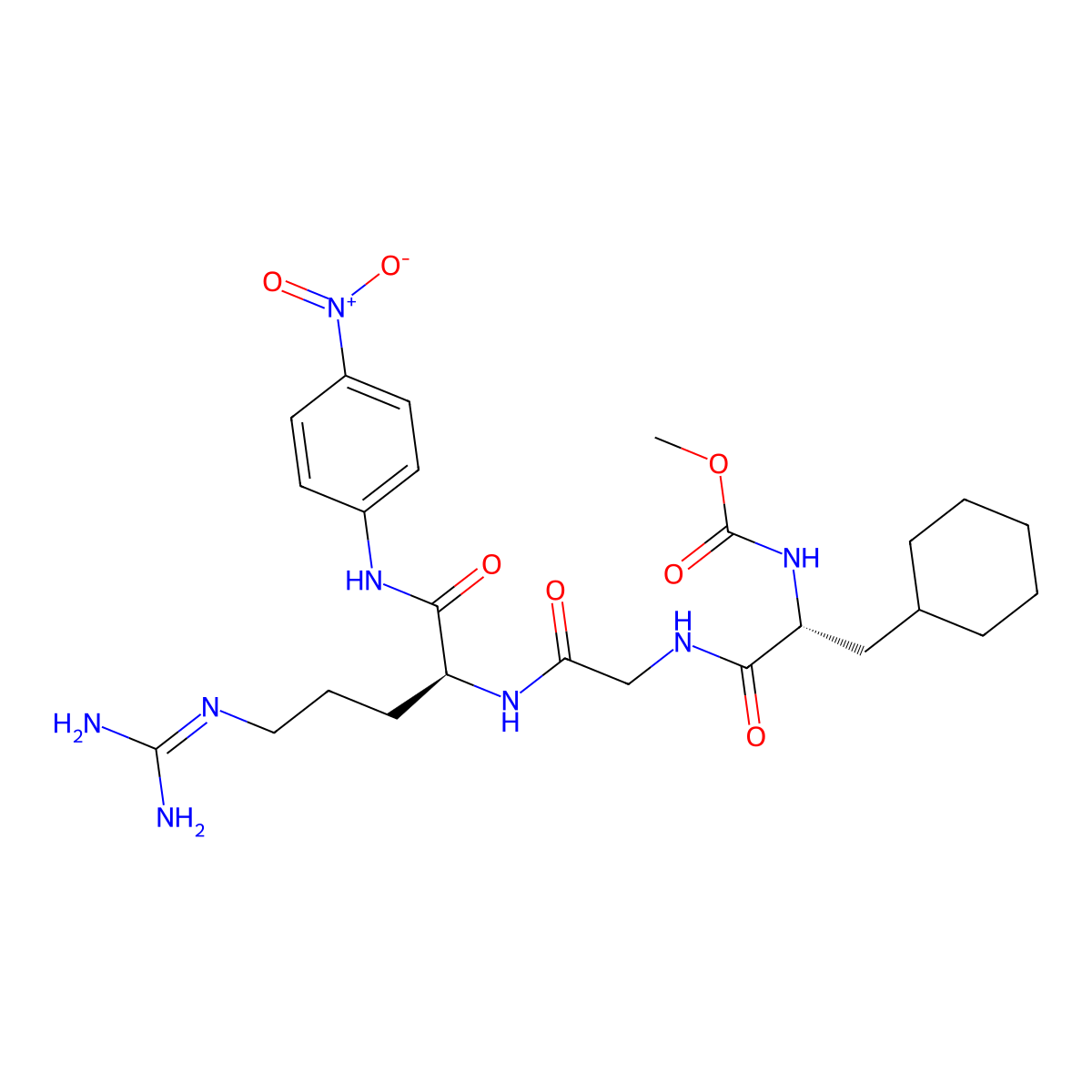 Chromogenic Substrate Pefachrome FXa molecular structure, CAS 80895-09-6