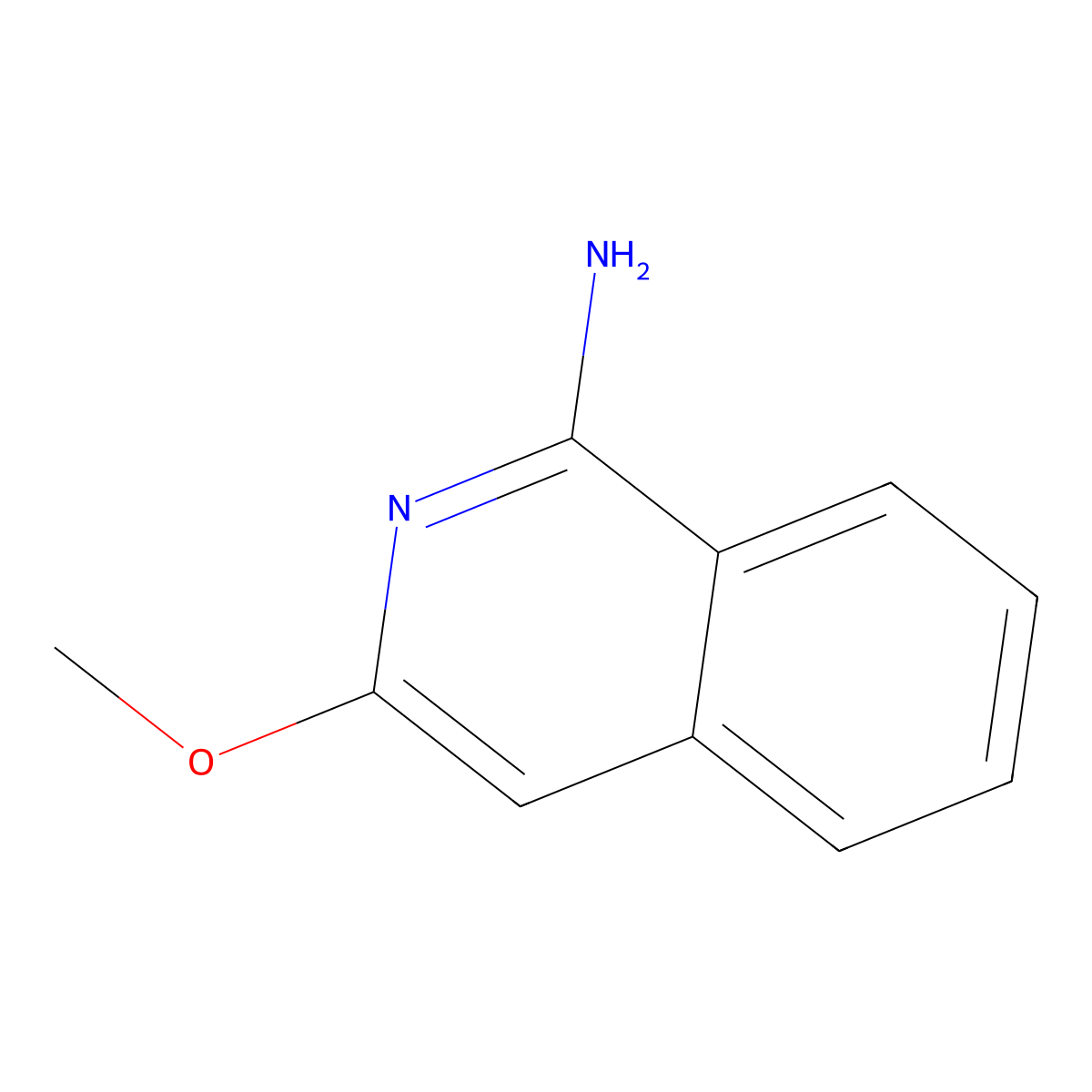 3-Methoxyisoquinolin-1-amine molecular structure, CAS 80900-34-1