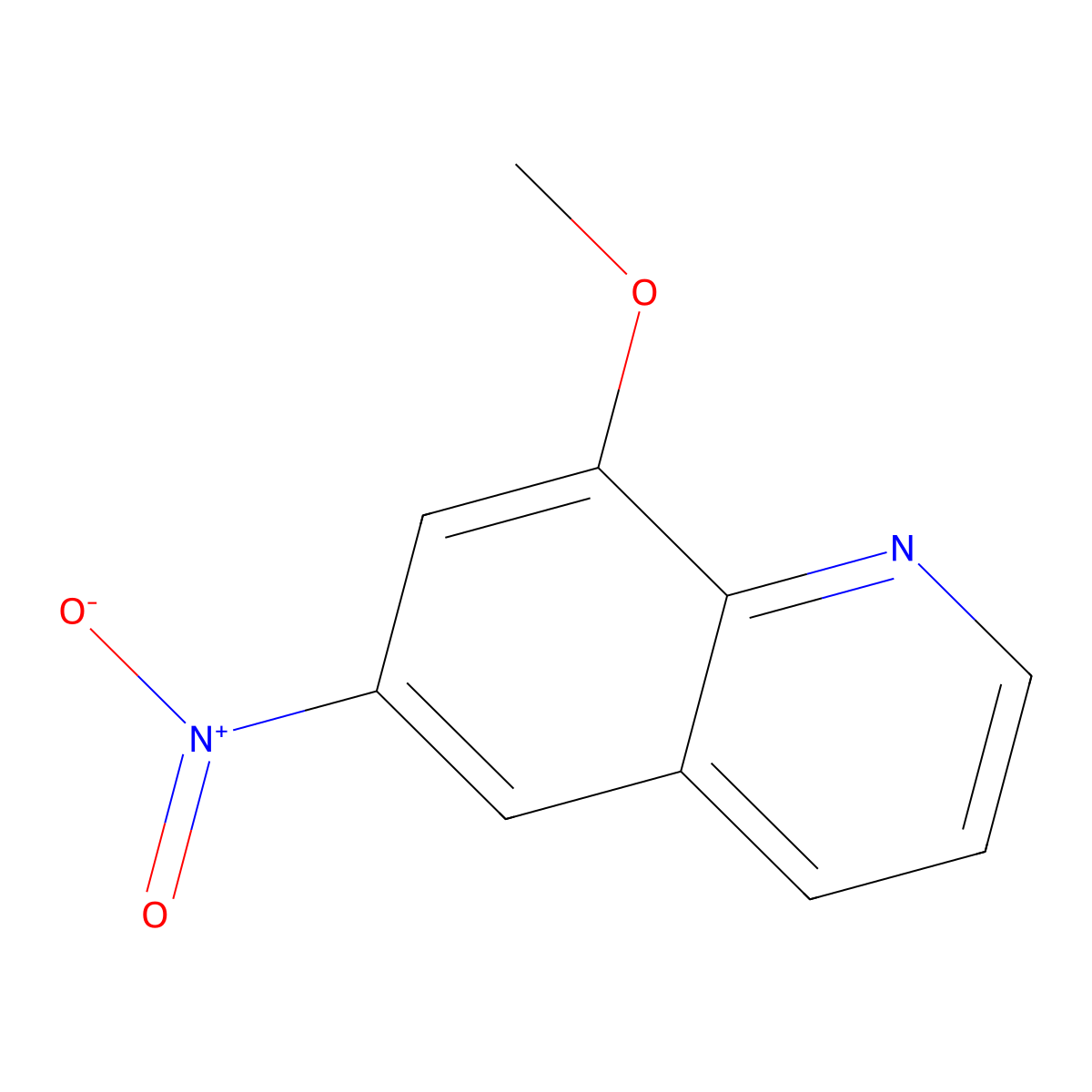 8-Methoxy-6-nitroquinoline molecular structure, CAS 80912-11-4