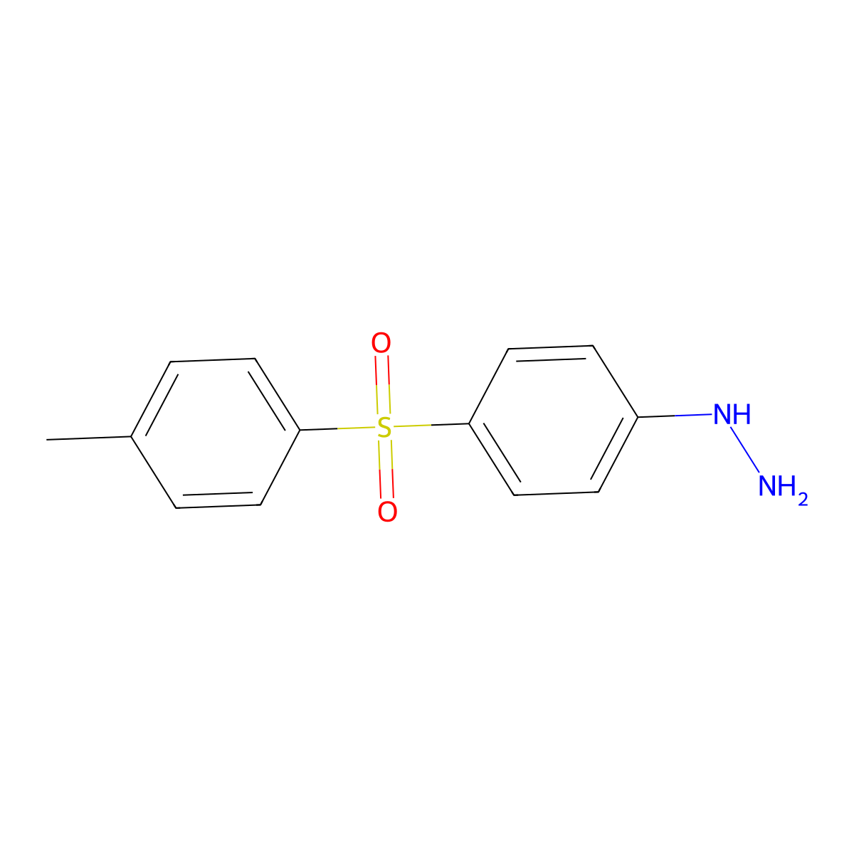 [4-(4-Methylbenzenesulfonyl)phenyl]hydrazine molecular structure, CAS 80912-28-3