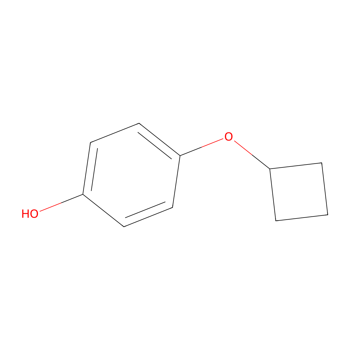 4-Cyclobutoxyphenol molecular structure, CAS 809236-46-2