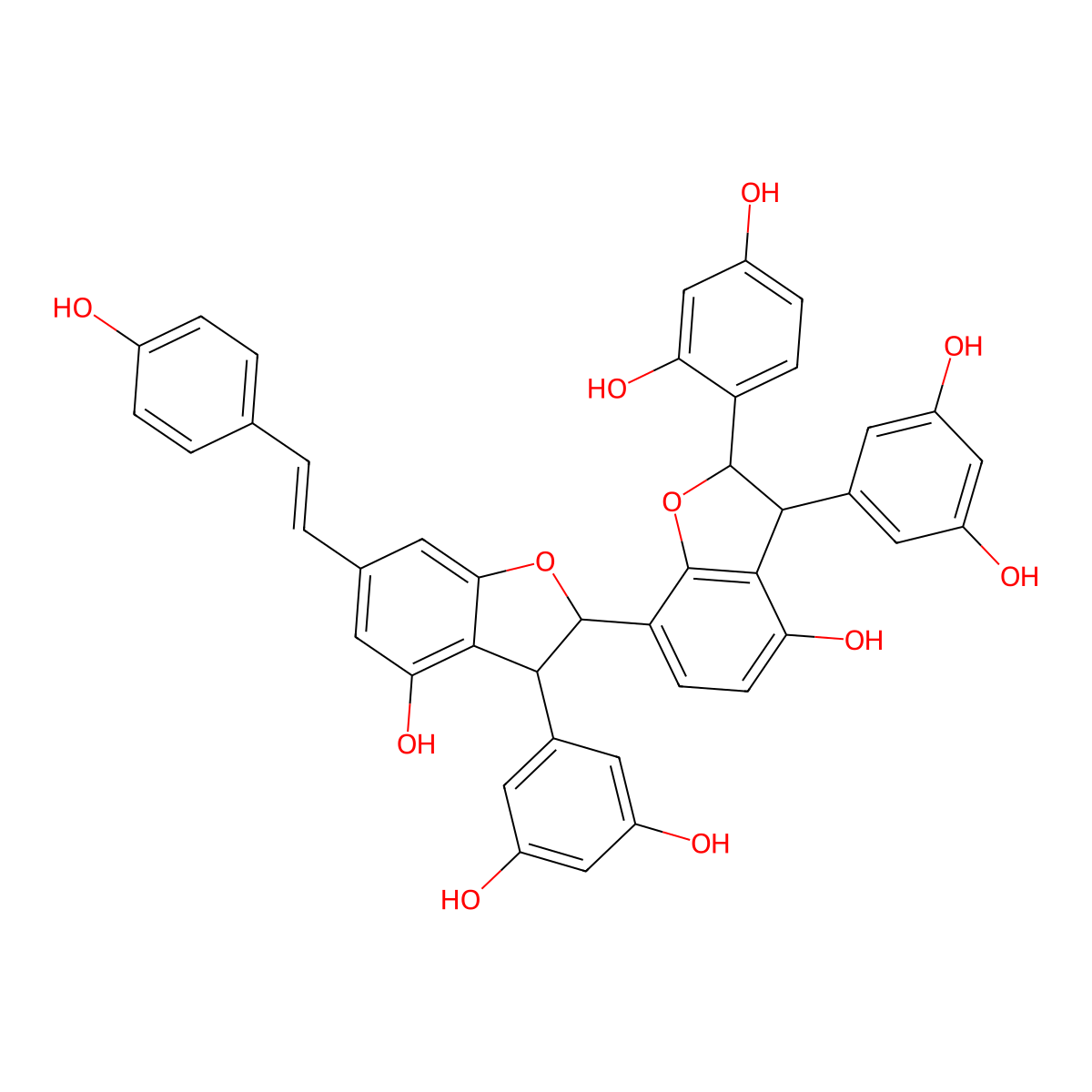 Gnetumontanin B molecular structure, CAS 809237-87-4