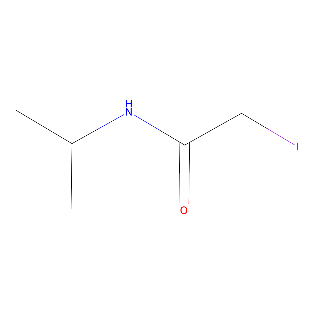 N-Isopropyliodoacetamide molecular structure, CAS 80935-13-3