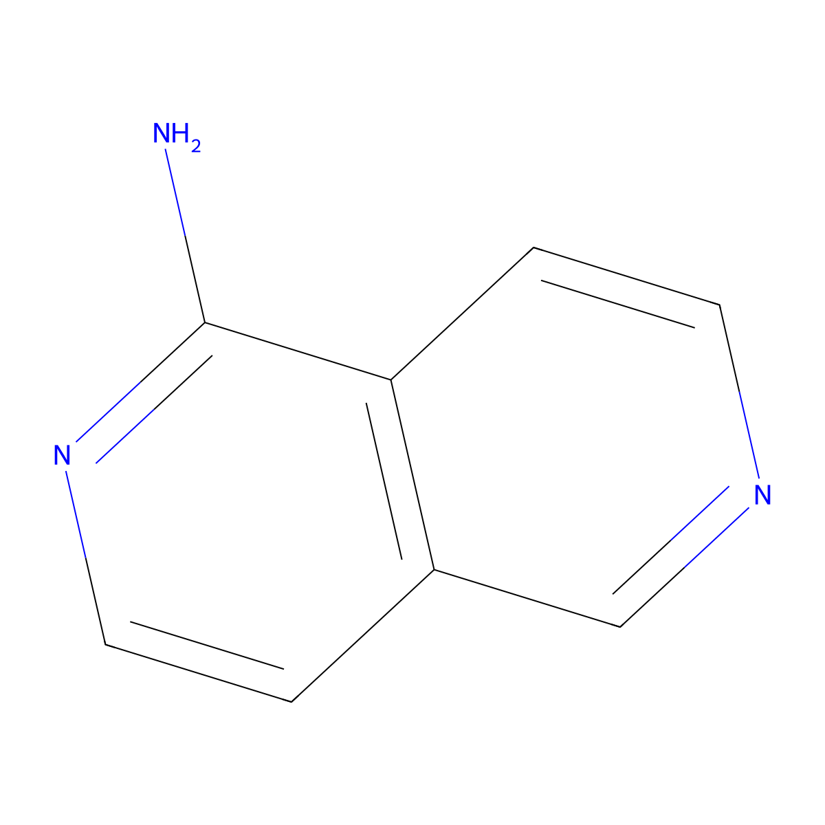 2,6-Naphthyridin-1-amine molecular structure, CAS 80935-81-5