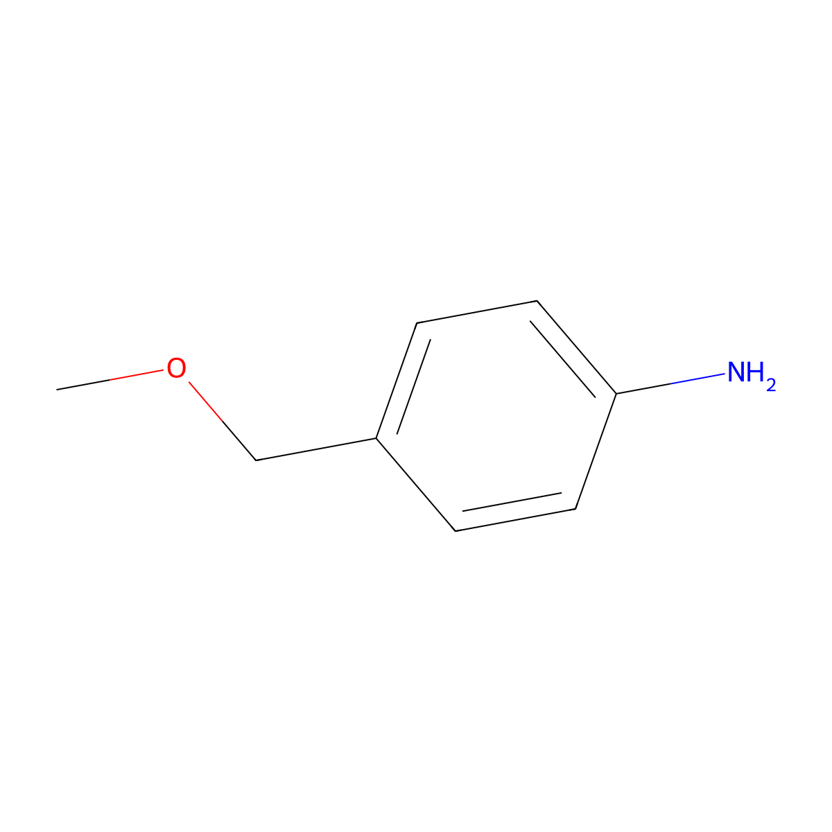 4-(Methoxymethyl)aniline molecular structure, CAS 80936-82-9