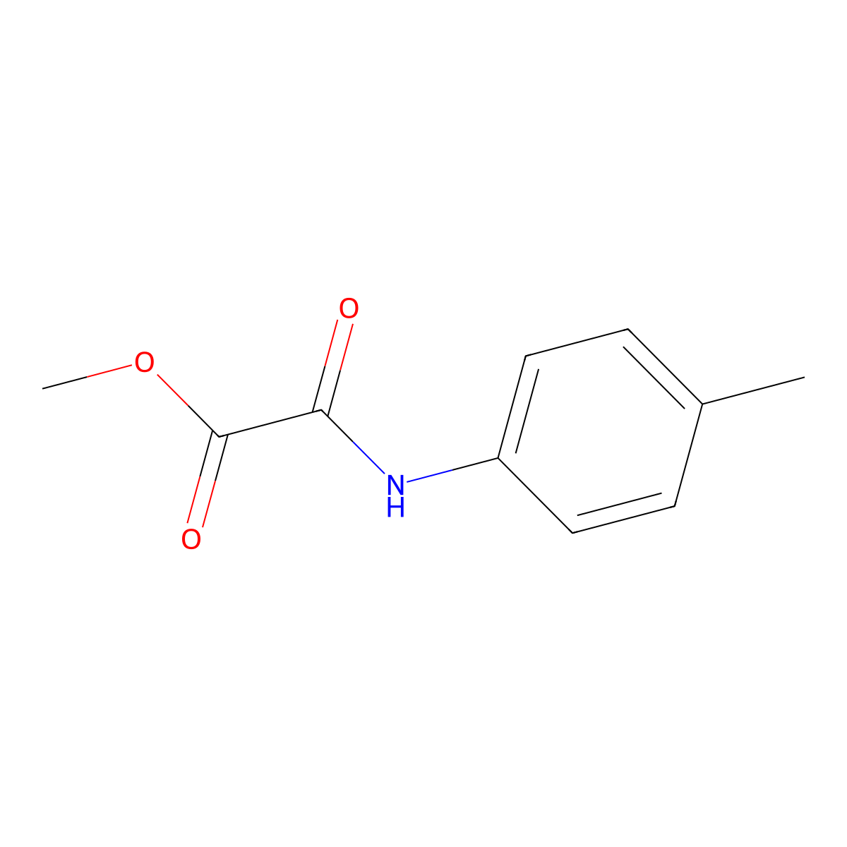 Methyl [(4-methylphenyl)carbamoyl]formate molecular structure, CAS 80945-63-7