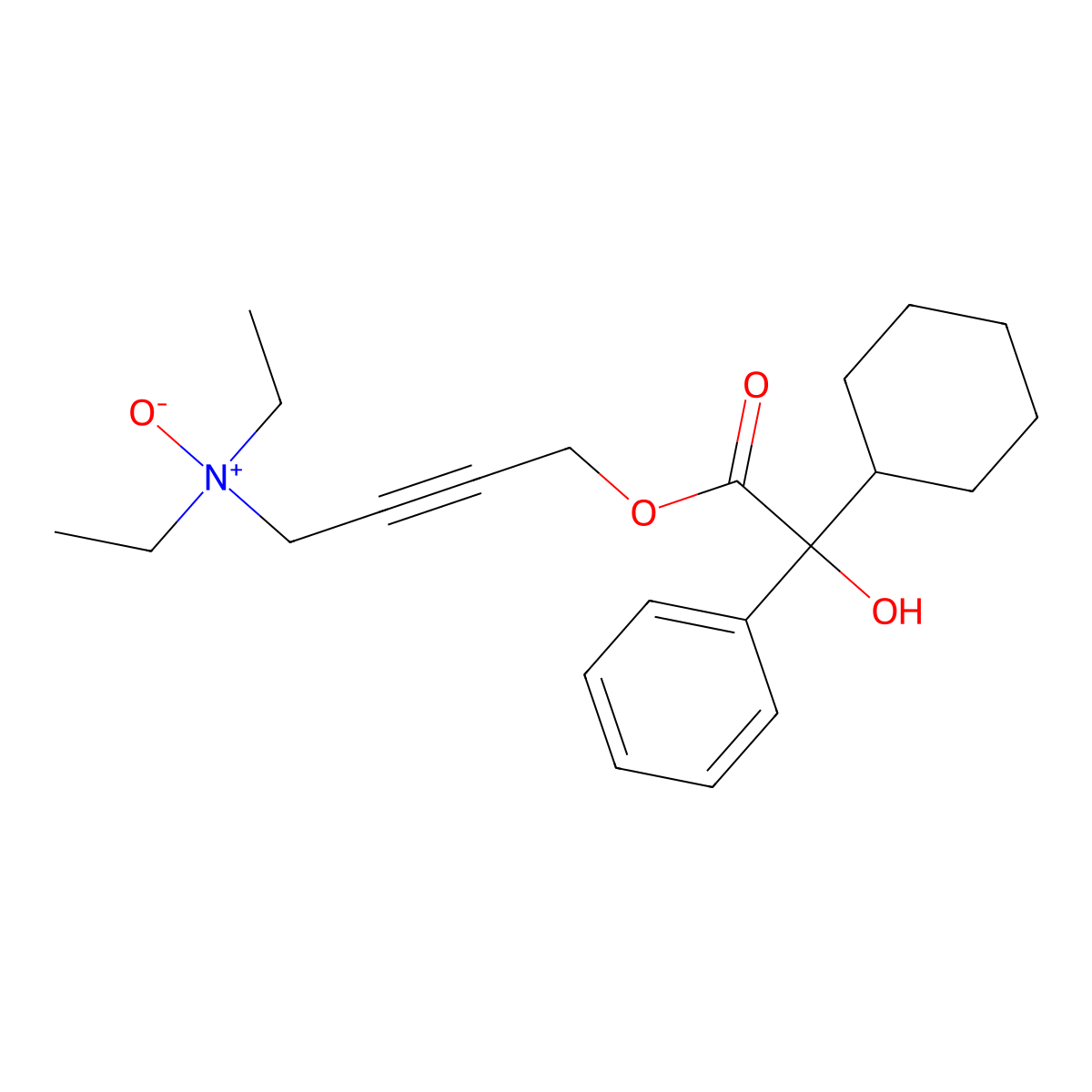 Oxybutynin N-oxide molecular structure, CAS 80976-68-7