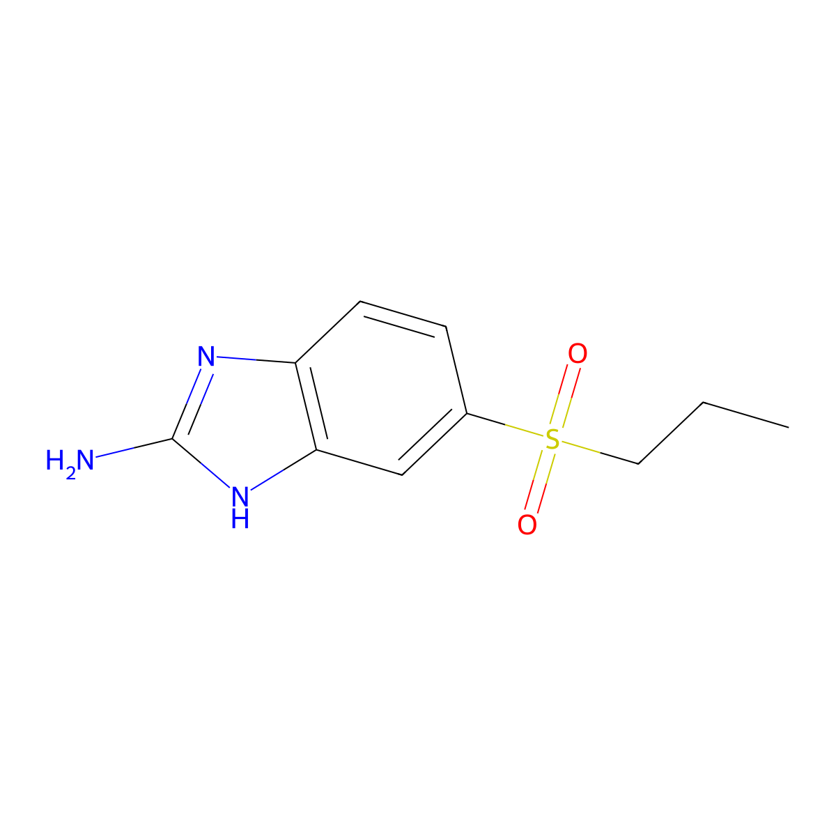 Albendazole-2-aminosulfone molecular structure, CAS 80983-34-2