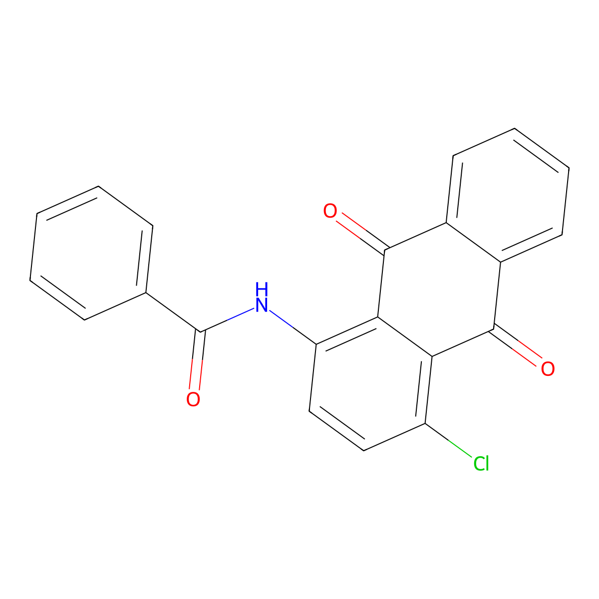 Chlorobenzone molecular structure, CAS 81-45-8