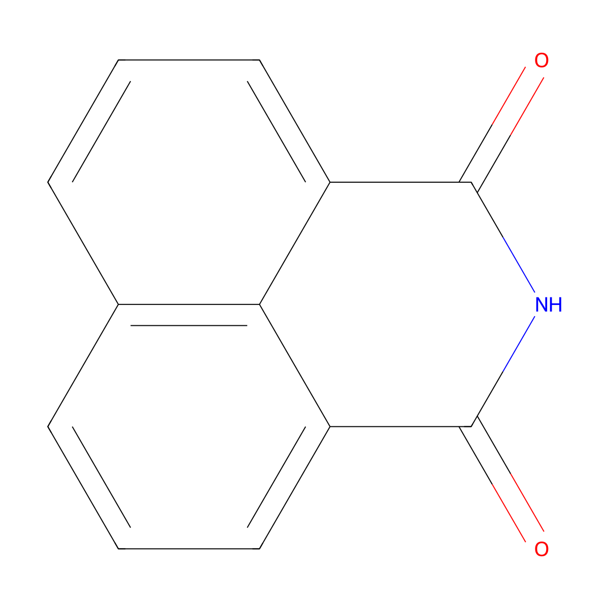 Naphthalimide molecular structure, CAS 81-83-4