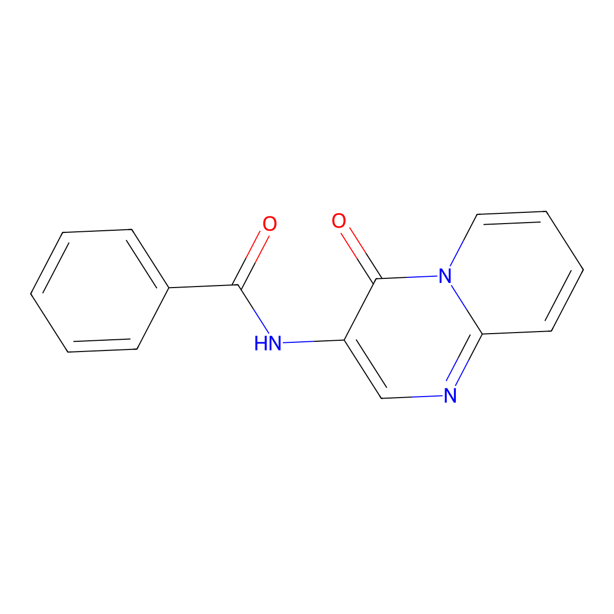 N-(4-oxo-4H-pyrido[1,2-a]pyrimidin-3-yl)benzamide molecular structure, CAS 81000-03-5