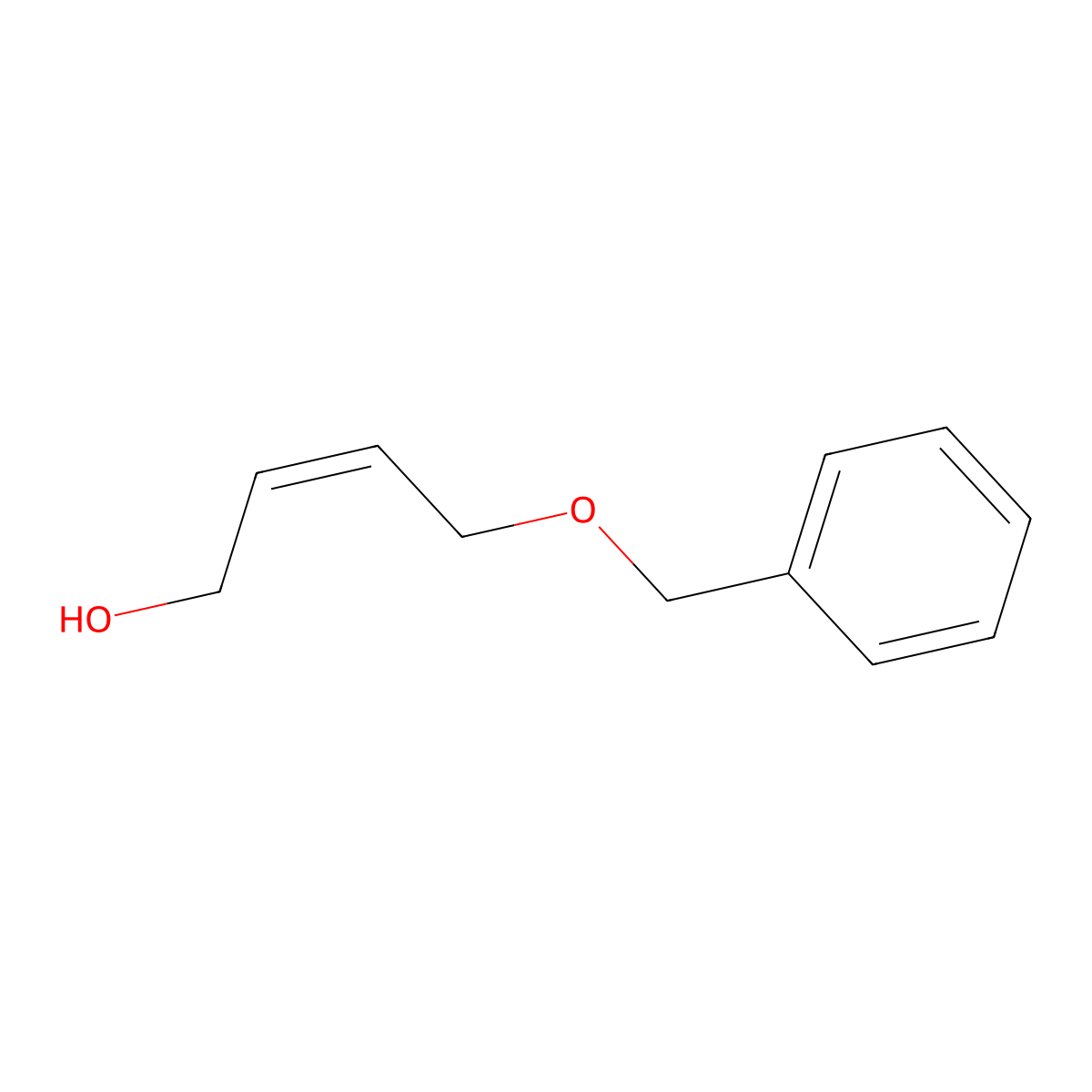 cis-4-Benzyloxy-2-buten-1-ol molecular structure, CAS 81028-03-7