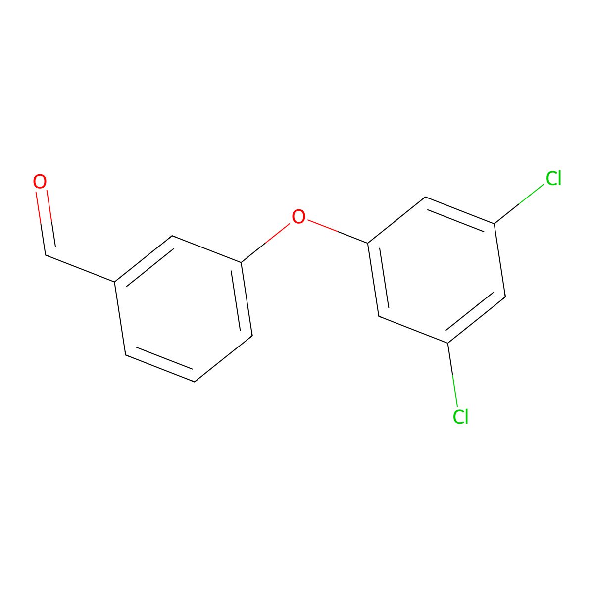 3-(3,5-Dichlorophenoxy)benzaldehyde molecular structure, CAS 81028-92-4