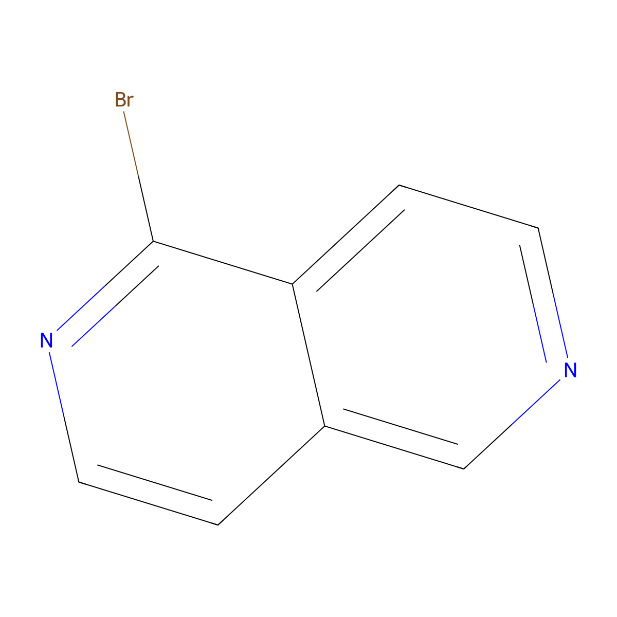 1-Bromo-2,6-naphthyridine molecular structure, CAS 81044-15-7