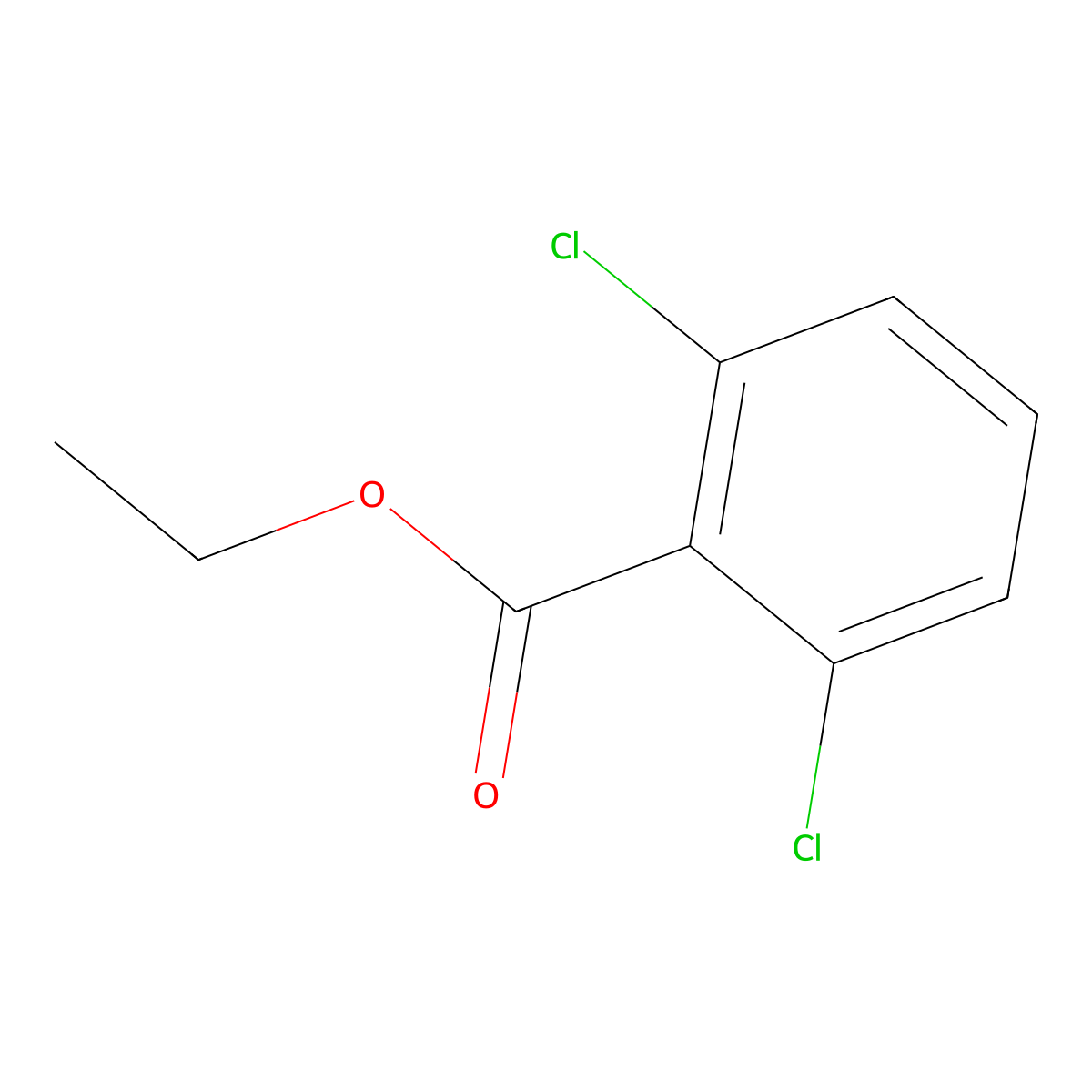Ethyl 2,6-dichlorobenzoate molecular structure, CAS 81055-73-4