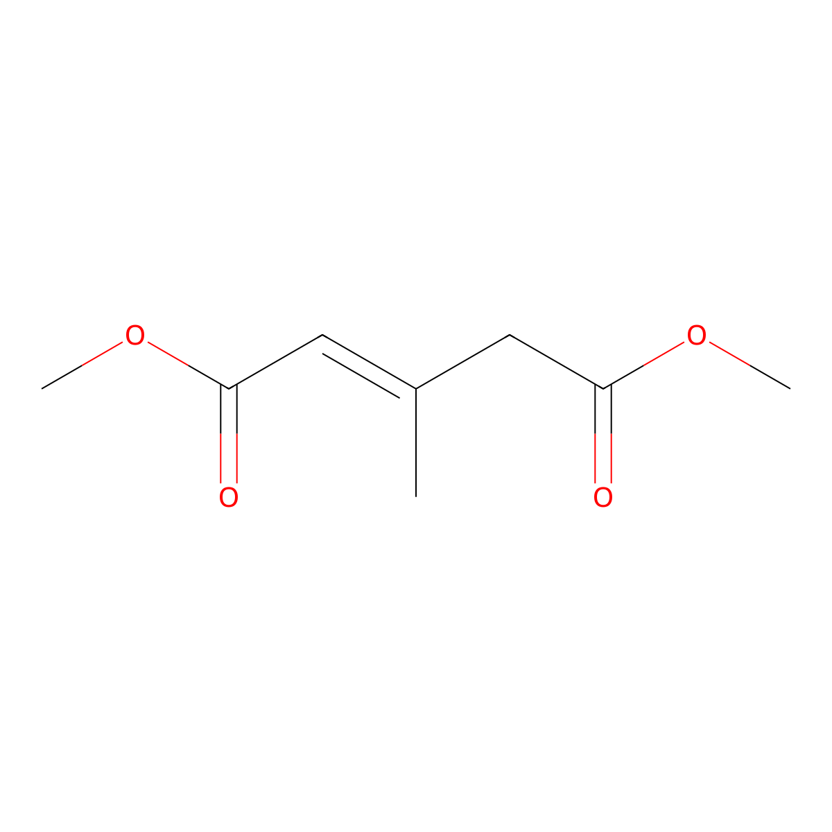 Dimethyl 3-methylglutaconate molecular structure, CAS 81061-92-9