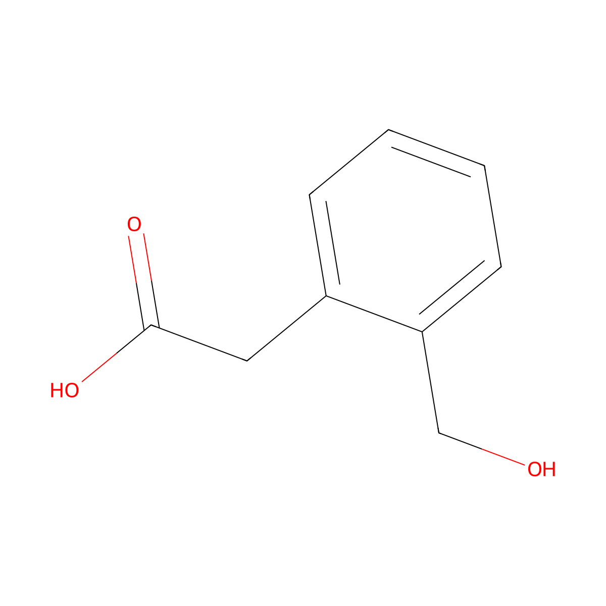 Benzeneacetic acid, alpha-hydroxy-ar-methyl- molecular structure, CAS 81065-81-8