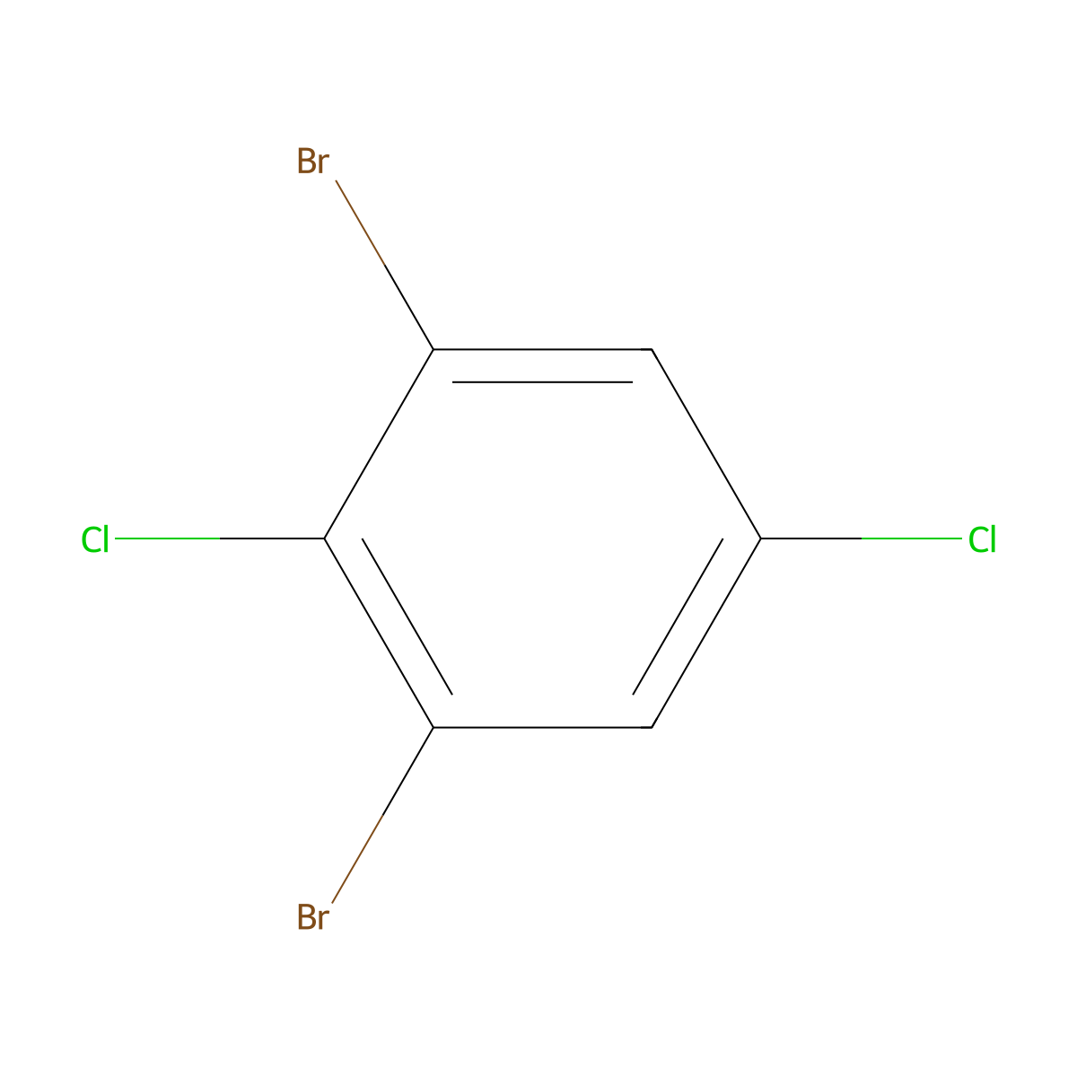 1,3-Dibromo-2,5-dichlorobenzene molecular structure, CAS 81067-41-6