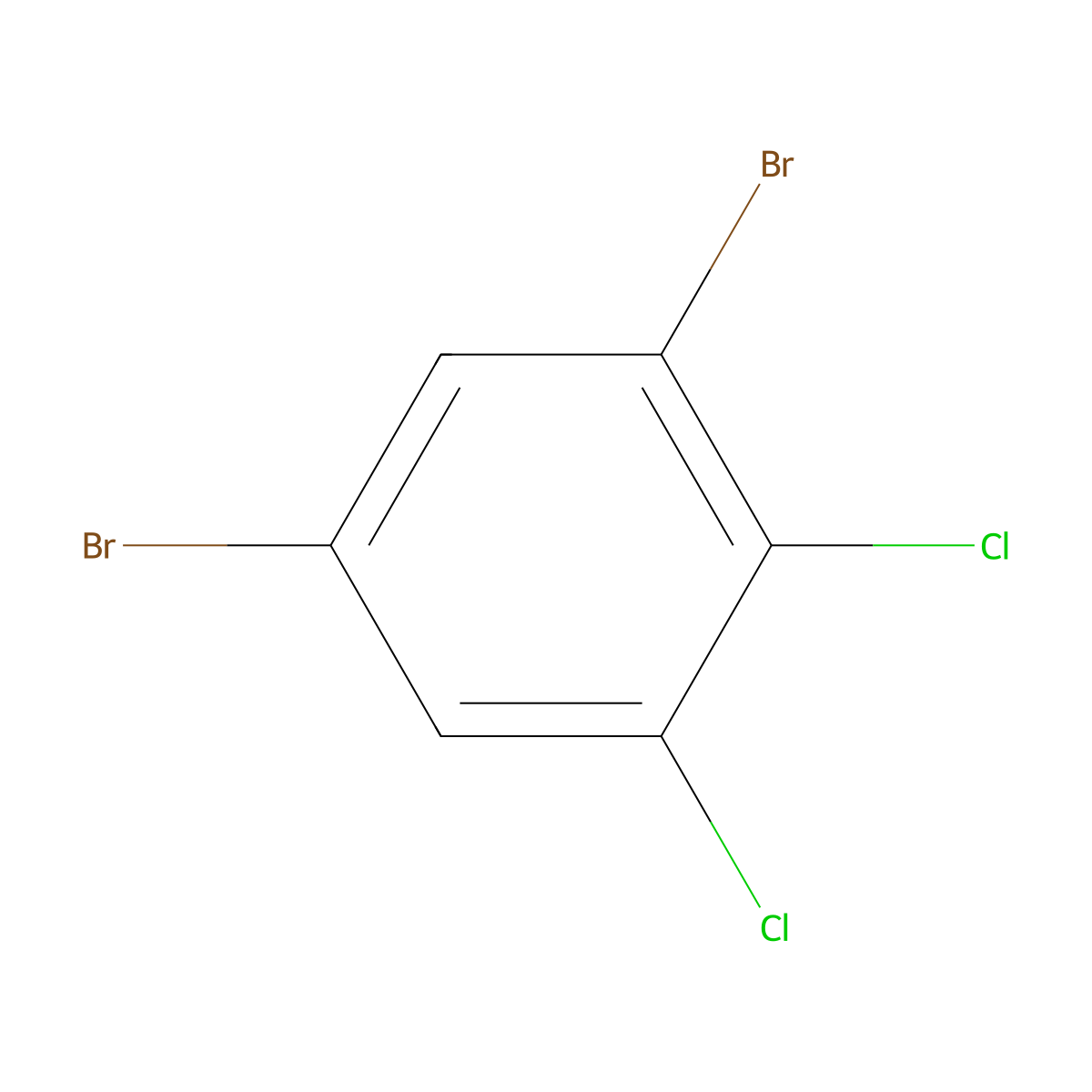 1,5-Dibromo-2,3-dichlorobenzene molecular structure, CAS 81067-42-7