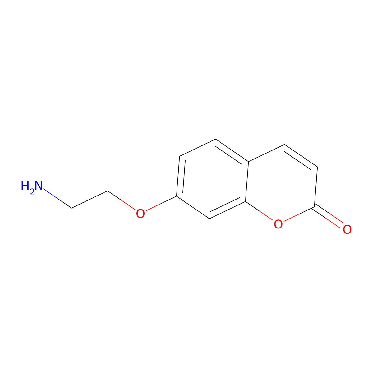 7-(2-Aminoethoxy)-2H-chromen-2-one molecular structure, CAS 810673-11-1