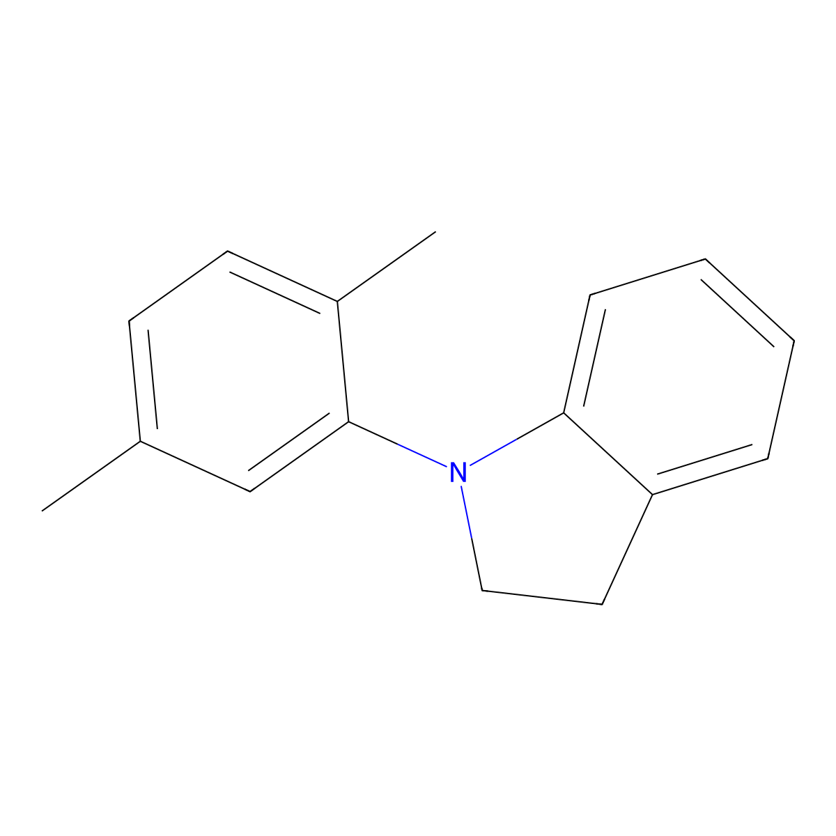 1-(2,5-Dimethylphenyl)indoline molecular structure, CAS 810681-79-9