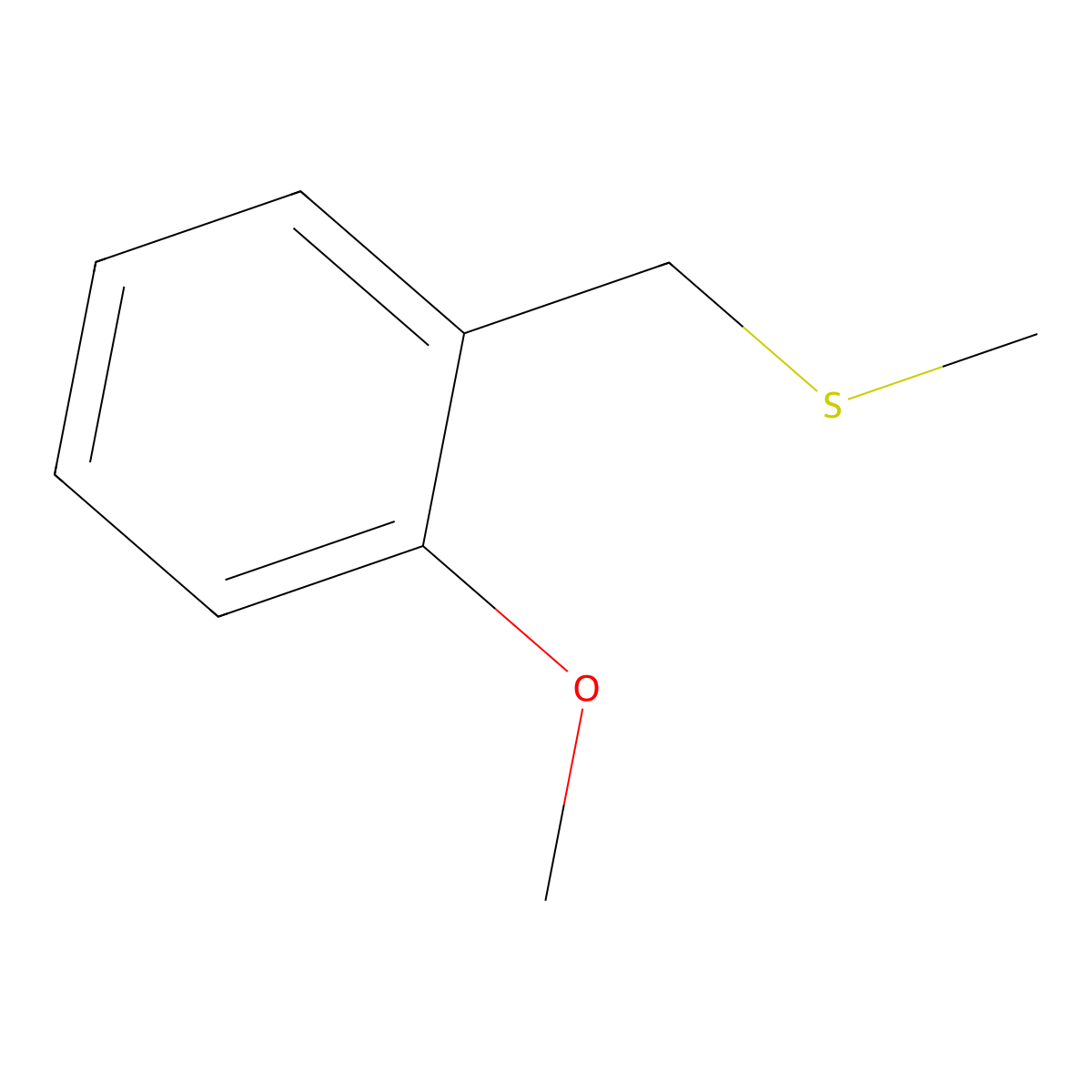 2-(Methylthiomethyl)anisole molecular structure, CAS 81077-60-3
