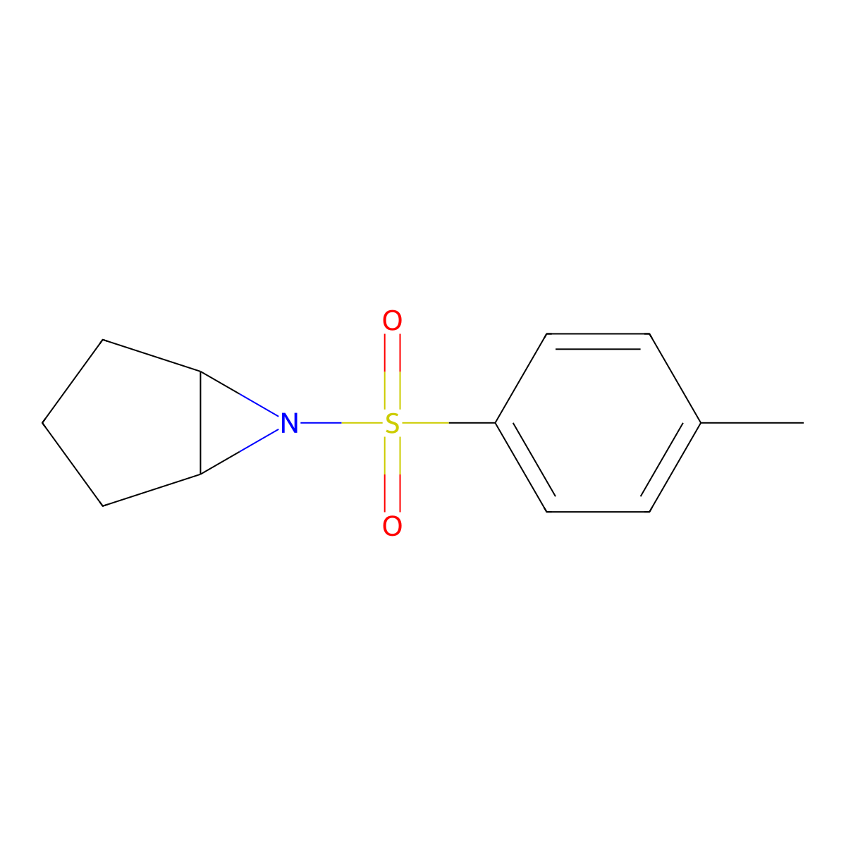 6-Tosyl-6-azabicyclo[3.1.0]hexane molecular structure, CAS 81097-48-5